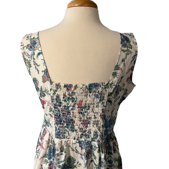 J.crew Button-front cotton poplin dress in English garden size 12 (Read Descip) - Picture 7 of 11